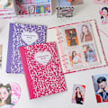 Pikkukuva 6 / 6: Värikäs valokuva-albumi Kpop Photocard Binder Pp Materiaali Photocard Haltija Idol Kort Keräyskirja Mini Valokuva-albumi Albumi D
