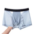 Pikkukuva 3 / 6: 4/8 kpl Mesh Mukavat Pehmeät Shortsit Miehet Plus 5Xl 4pcs-B  Black 4XL