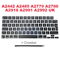 Pikkukuva 5 / 6: Uudet Brittiläiset Näppäimistönäppäimet Macbook Prolle A1706 A1990 A2141 A2251 A2289 A2179 A2337 A2338 A24. A2485 A2681 A2780 Uk Keycap. A1708 UK