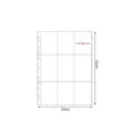 Pikkukuva 1 / 6: A4 Kpop Photocard Binder Sheets Flera Stackor Ärm Pp Syra Gratis Fotoalbum Refill Sidor Kort Stämpel Die Je? Förvaring 6