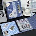 Miniatyrbillede 5 af 6: Kpop Photocard Holder Fotokort Binder Album Til Fotos Idol Foto Samle Bog Bindning Maskinkort Oraganisering Oversættelse S3