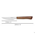 Miniatyrbild 2 av 5: Hoppduk Arcos de la Bordsfast kniv 373200 i ett stycke 18/10 rostfritt stål med styrning av komprimerat trä och