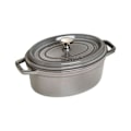 Miniatyrbillede 1 af 4: STAUB 405002360 - Ovalt ildfast fad - Ø 23 cm - Grafitgrå Grafitgrå