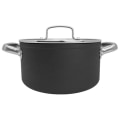 Miniatyrbillede 1 af 4: ARCOS Samoa - Smedet non-stick gryde i aluminium med glaslåg (20 mm)