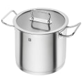 Miniatyrbillede 1 af 4: ZWILLING Pro - Høj gryde med glaslåg (24 cm) - Rustfrit stål