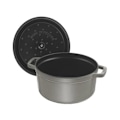 Miniatyrbild 2 av 4: Rund cocotte med spikar Grafitgrå 22 cm - 2.… Grafitgrå