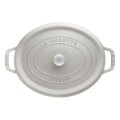 Miniatyrbild 2 av 4: STAUB - Gjutjärn Oval Cocotte, 23 cm, Vit tryffel