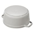 Miniatyrbild 4 av 4: STAUB - Gjutjärn Rund Cocotte, 18 cm, Vit tryffel