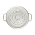 Miniatyrbild 3 av 4: Staub Slow Cooker - Gryta Gryta 28cm Vit tryffel