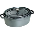 Miniatyrbild 1 av 2: STAUB Oval grytform Ø 33 grafitgrå Grafitgrå, Grå