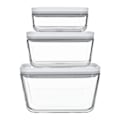 Miniatyrbild 2 av 4: Vakuumbehållare - ZWILLING - Set om 3 - Glas - Rektangulär - S/M/L