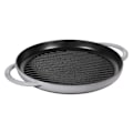 Miniatyrbillede 1 af 2: Grill i støbejern - STAUB - 30 cm - Grafitgrå - Induktionskompatibel - Ridsefast emalje