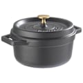 Miniatyrbillede 2 af 2: STAUB Cocotte 11020 sort diam 20cm Svart