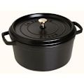 Miniatyrbillede 1 af 3: Rundt ildfast fad med pigge 18 cm - 1,70 liter Sort Svart