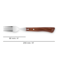 Miniatyrbillede 2 af 5: Bordgaffel - ARCOS - 804100 - 18/10 rustfrit stål - Nylonklinge - 9 cm