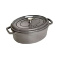 Miniatyrbillede 1 af 4: STAUB 405002760 - Ovalt ildfast fad - Ø 27 cm - Grafitgrå Grafitgrå