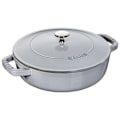 Miniatyrbillede 1 af 4: Chistera rund gryde i støbejern - STAUB - Ø 28 cm - 6,7 L - Grafitgrå Grafitgrå
