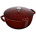 Pikkukuva 1 / 4: STAUB Cocotte Lily Pattern 24 cm Granaattiomena Bordeaux