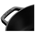 Miniatyrbillede 4 af 4: Chistera Rund Kasserolle 28 cm Mat Sort Emaljeret Støbejern 6,7 L STAUB Matte svart