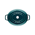 Miniatyrbild 2 av 4: Cocotte - Staub - La Mer - 33 cm - Emaljerat gjutjärn - Kompatibel med alla värmekällor Havet