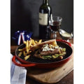 Miniatyrbillede 3 af 4: Grill i støbejern - STAUB - 40511-781-0 - 22 cm - Ergonomiske håndtag - Induktionskompatibel