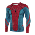 Miniatyrbillede 2 af 4: Spiderman Tætsiddende T-shirt Til Mænds Atletiske Træning Langærmet Top D M
