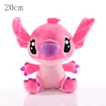 Pikkukuva 4 / 7: Mub- Lilo & Stitch Sininen Pehmo Lelut Riippuva Lelut Mallit Söpö Poika Tyttö Joulu Halloween Lelut Lahjat Vaaleanpunainen Z Pink 20cm