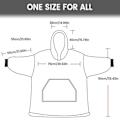Miniatyrbillede 2 af 2: Avocado-hættetrøje Oversized tæppe Sherpa Fleece Ultra Giant Comfy Hættetrøje Voksen_a