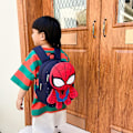 Miniatyrbillede 3 af 5: Børnehave Skole Taske Tegneserie Udendørs Anti-tabt Baby Rygsæk Sød Børns Taske Spiderman