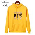 Miniatyrbillede 1 af 10: BTS Hoodies Efterårstrøjer GUL gul yellow XXL
