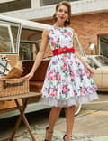 50'er underskørt Rockabilly kjole Crinoline Tutu til kvinder I White XL
