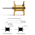 Miniatyrbillede 5 af 10: Baitcasting Reels Casting 8KG Drag Fiskehjul YZ right hand