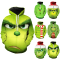 Miniatyrbilde 2 av 4: Unisex Jul Grinchs Genser Nyhet Genser Gave A 2XL