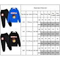 Pikkukuva 3 / 3: Pojat Tytöt Minecraft Roblox Huppareita Treenipuvut Topit+jogginghousut Z V I red 160cm