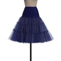 Pikkukuva 2 / 2: 50-luvun alushame Rockabilly-mekko Crinoline Tutu naisille blue XL