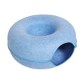 Miniatyrbillede 1 af 10: Kattehus Kattetunnel Donut BLÅ I Blue