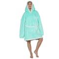 Miniatyrbilde 2 av 3: Kvinne hettegenser teppe oversized ultra plysj Sherpa gigantisk hettegenser Style 14