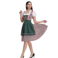 Pikkukuva 3 / 5: Naisten Oktoberfestin oluttyttöasu, baijerilainen perinteinen Dirndl-mekko, karnevaali CNMR I Dark Green 2XL