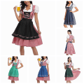 Miniatyrbild 1 av 5: Kvinnors Oktoberfest Beer Maid Costume Bavarian Traditional Dirndl Dress Black M
