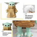Pikkukuva 4 / 4: 30 cm Baby Yoda plyschlelu, The Mandalorian Force, fylld docka, present