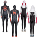 Miniatyrbillede 1 af 5: Spider-man Cosplay Kostume Across The Spider-verse Miles Morales Gwen Zentai Halloween Karneval Fest Dragt Til Voksne Børn Miles Morales 150