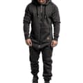 Heldress for menn One Piece I Dark Grey XL