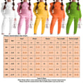 Miniatyrbild 2 av 11: Tjejer med fickor 2 delar klädsel Enfärgade Sweatsuits Set I Rosa 90cm