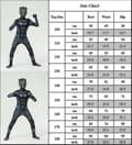 Barn Gutter Black Panther Cosplay kostyme 140 Z 160