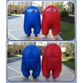 Miniatyrbild 5 av 5: Halloween Uppblåsbar Among Us Dräkt För Barn Vuxna Blow Up Suit Rolig Cosplay Astronaut Disfraz Gonflable Sus Crewmate Present A Yellow Adult 155 to 195cm