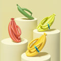 Miniatyrbild 9 av 9: Bananetofflor Tjocksulade tofflor CYAN Cyan 40-41