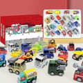 Miniatyrbillede 4 af 5: Adventskalender Biler, traktor, lastbil - Julekalender 2024 Multicolor multifärg