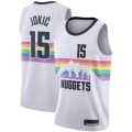 Miniatyrbild 1 av 3: Baskettröja för herrar JOKIC 15# MURRAY 27# PORTER JR. 1# vuxen Mode Top tee Sport T-shirts I white #15 A 2XL