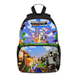 Miniatyrbild 1 av 3: Minecraft Ryggsäck för Barn Skolväska Ryggsäck Characters Bag V E