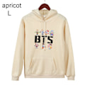 Miniatyrbillede 1 af 10: BTS Hoodies Efterårstrøjer aprikos apricot L
